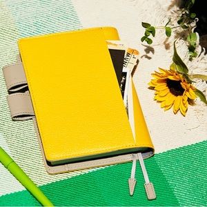 Hobonichi Techo Sunflower Leather A6 Cover - Rare Spring 2017